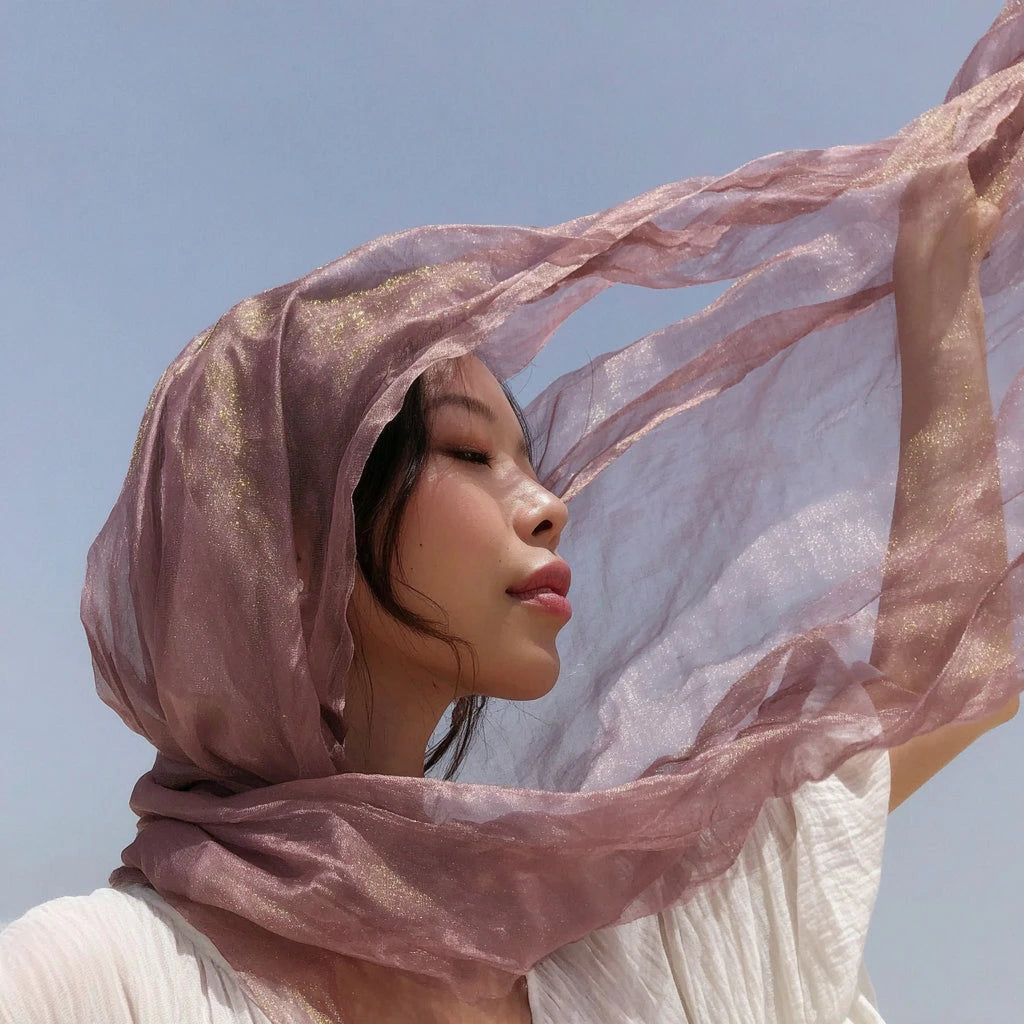 Light Purple Cashmere Scarf