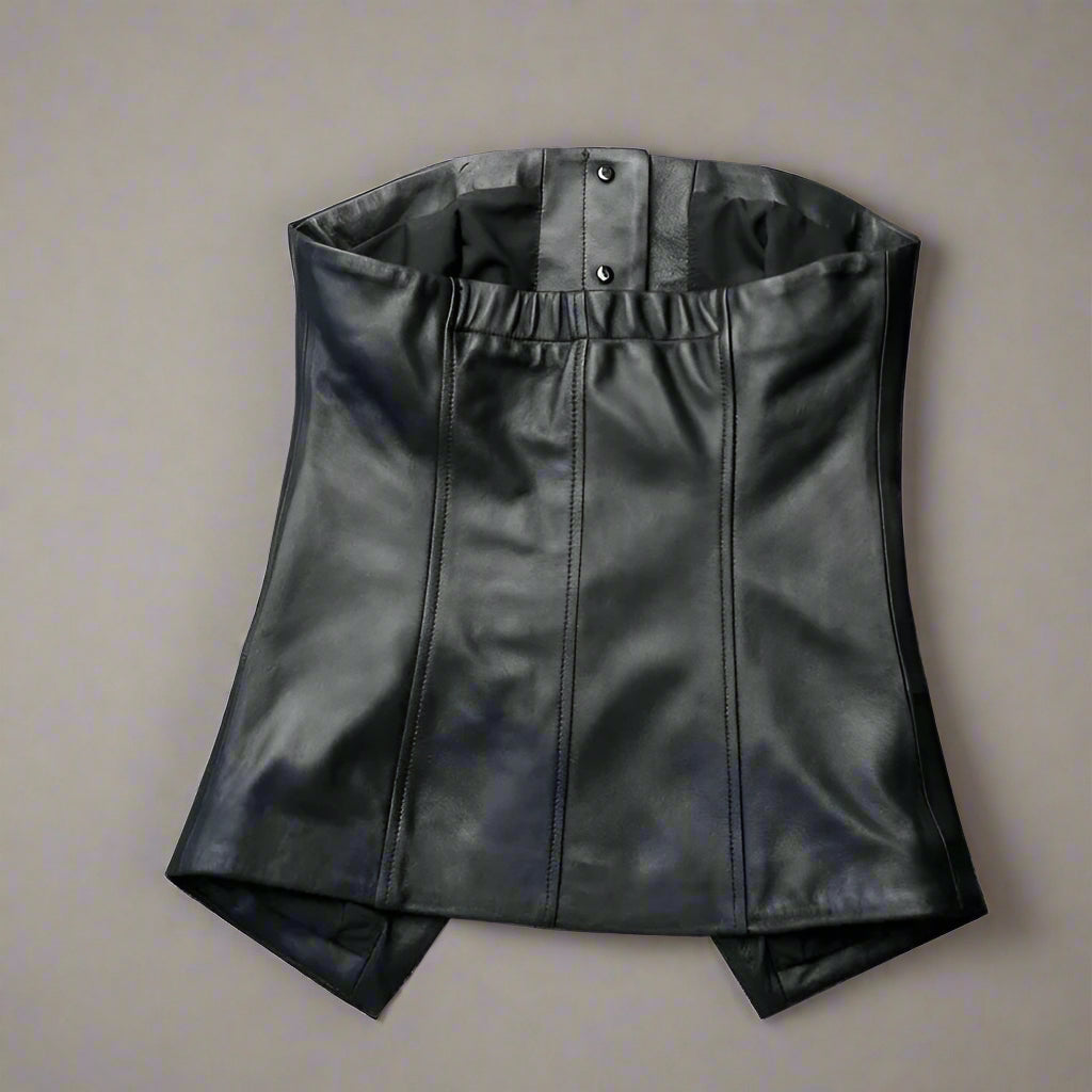 The Hudson Leather Bustier