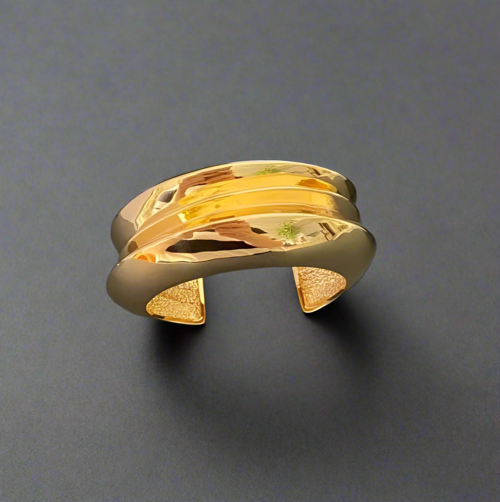 Gold Plated Cuff Bracelet