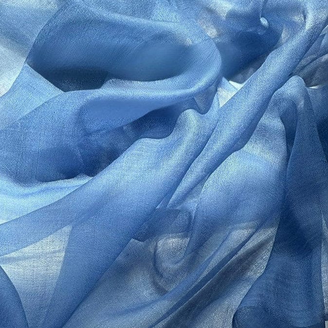 Blue Cashmere Scarf