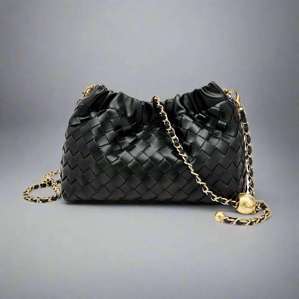 black travel crossbody bag