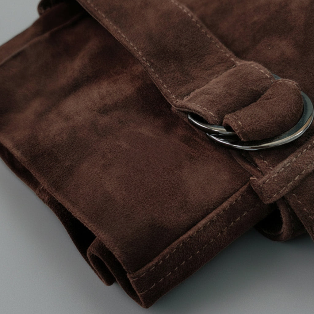 brown suede jacket womens