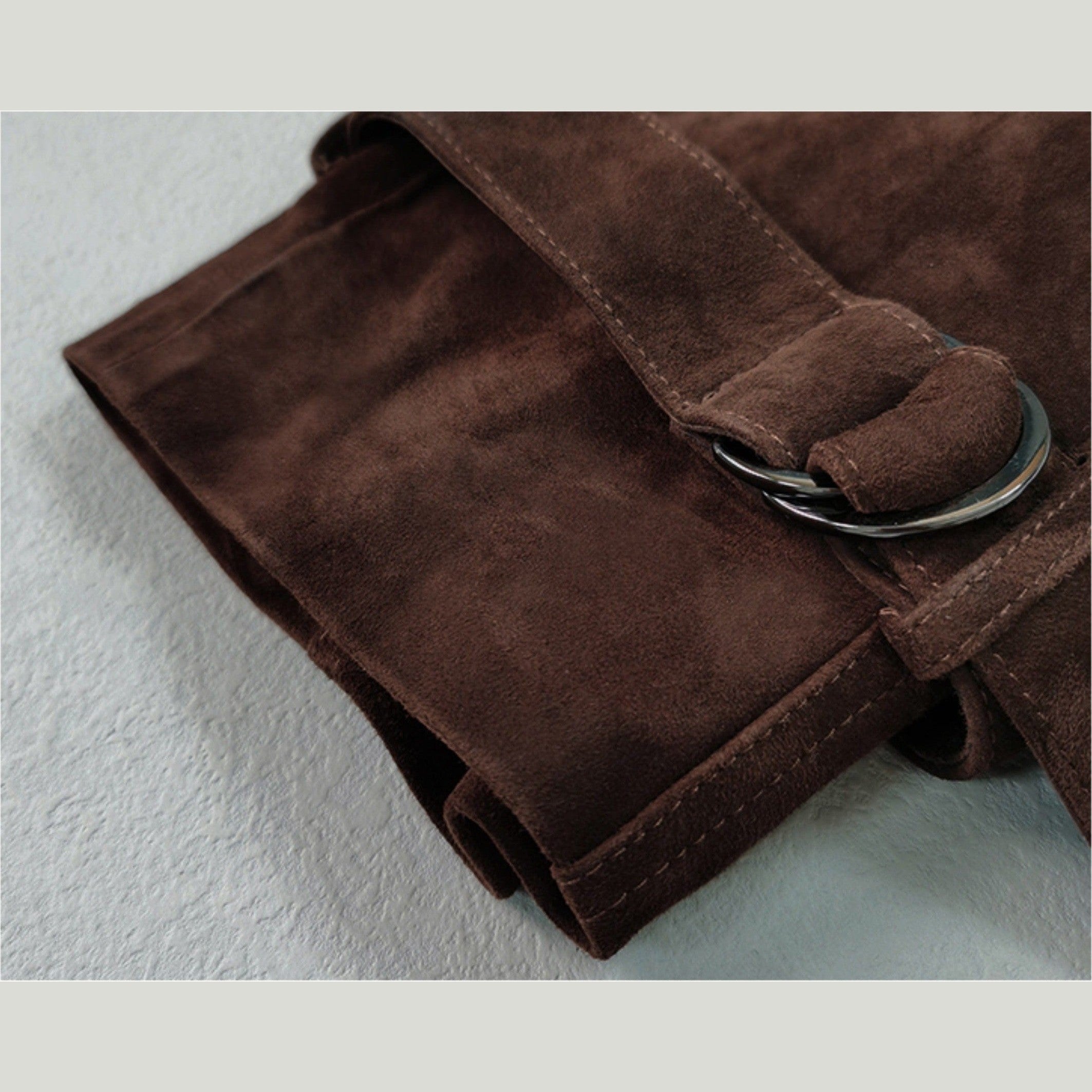 brown suede jacket womens