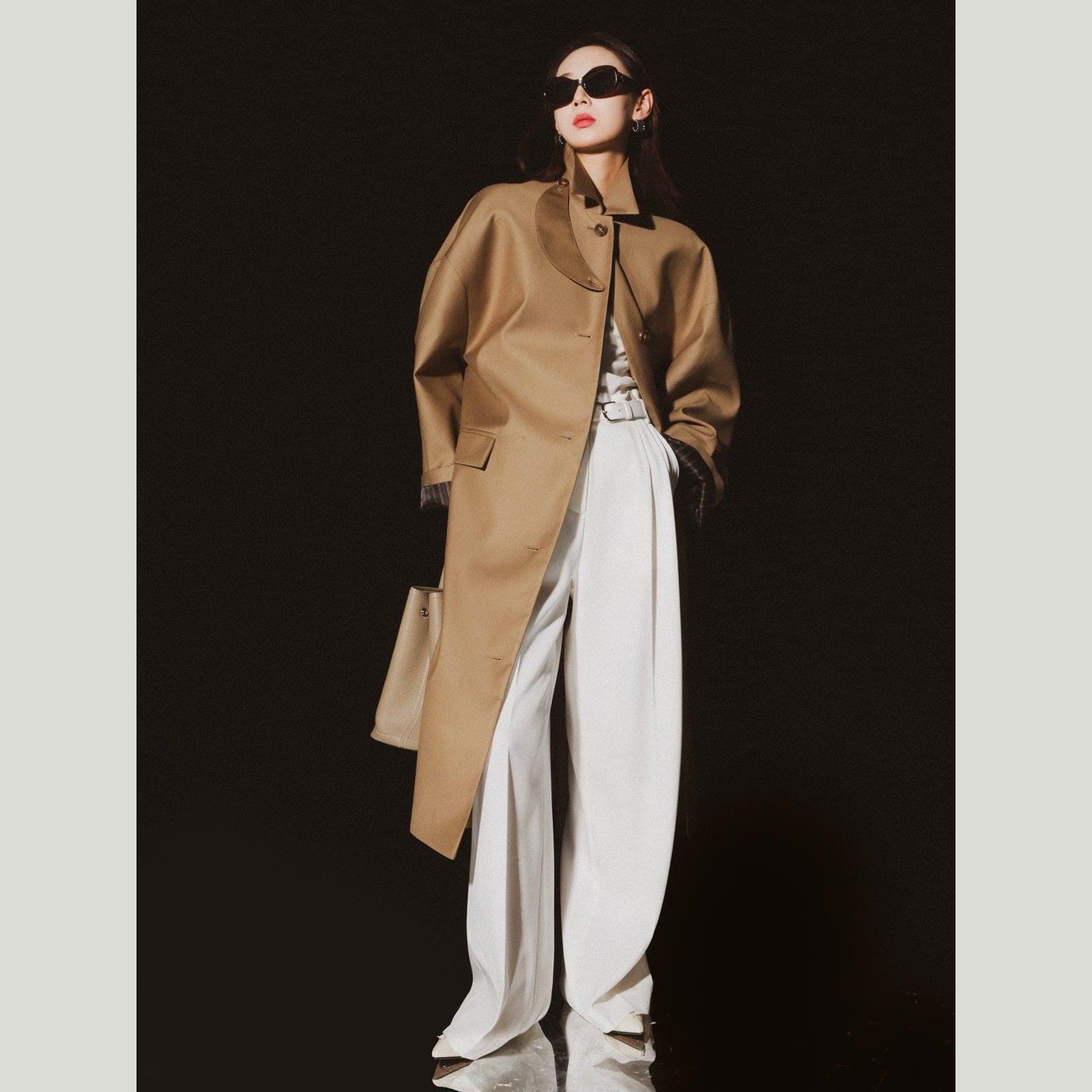 our brown trench coat womens