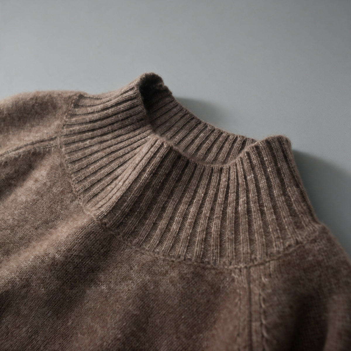 Cashmere Modest Dress, collar detail