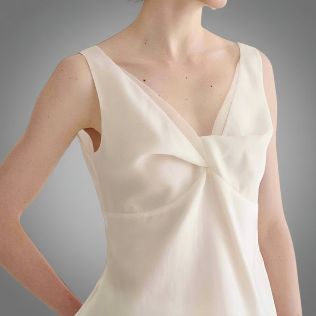 Ivory Cream Organza Camisole