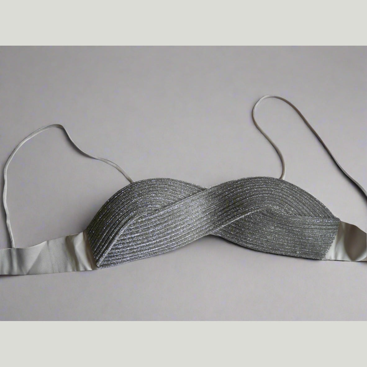 crystal rhinestone bra top