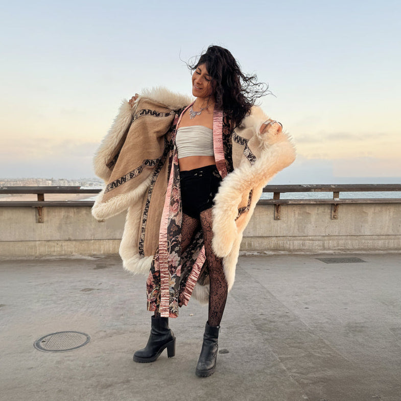 Elena Heritage Baby Alpaca Wool Cape