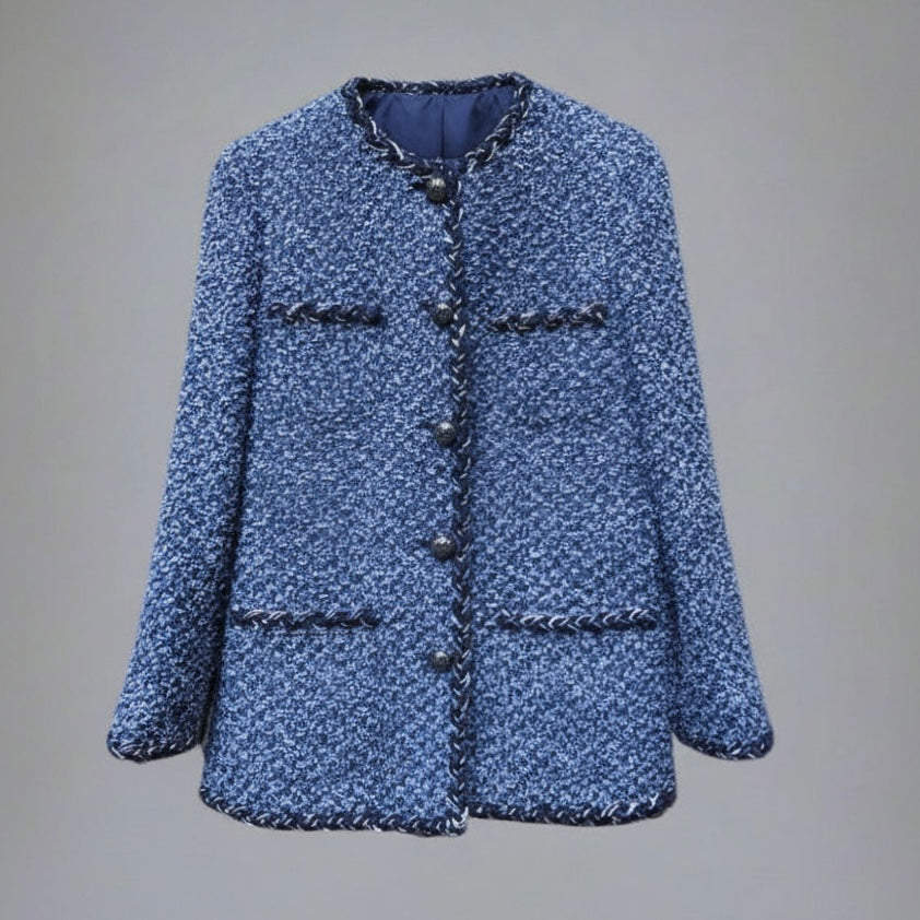 Jules & Tournier Tweed Jacket — Silk & Wool Blend, French Heritage Fabric