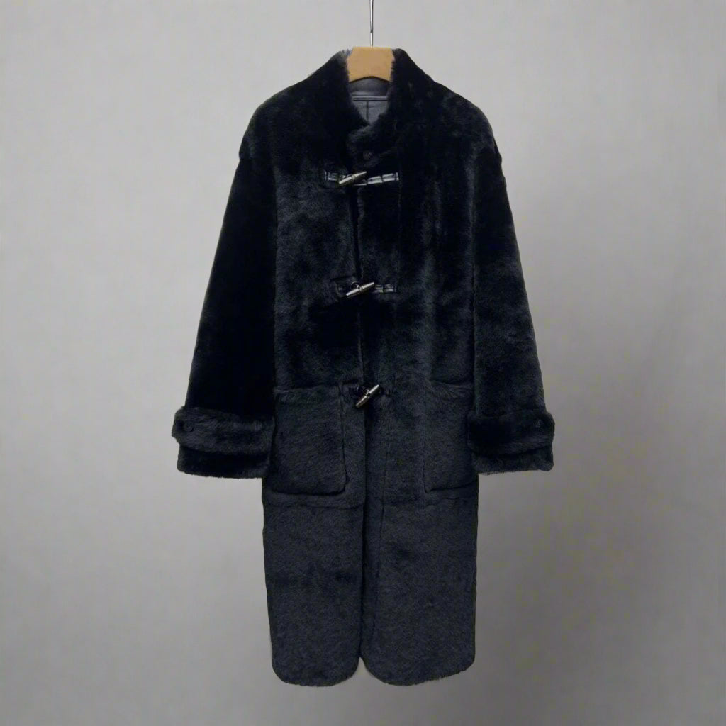 Full-Length Sheepskin Fur Coat - Timeless Craftsmanship, Elevated Warmth