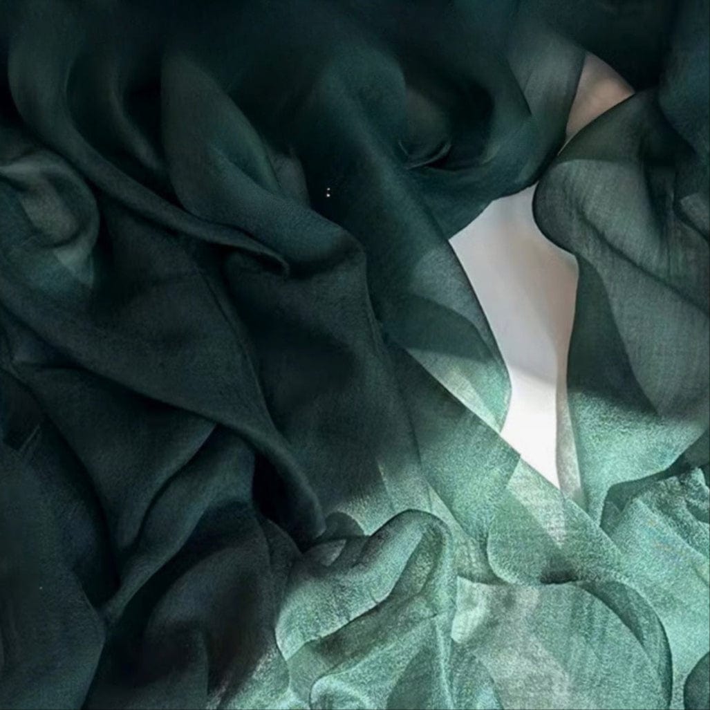 Green Cashmere Scarf