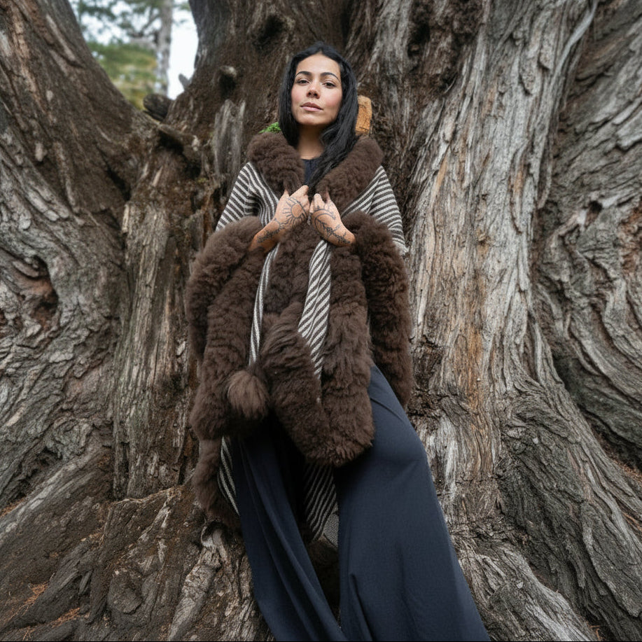 Marisol Heritage Baby Alpaca Wool Cape