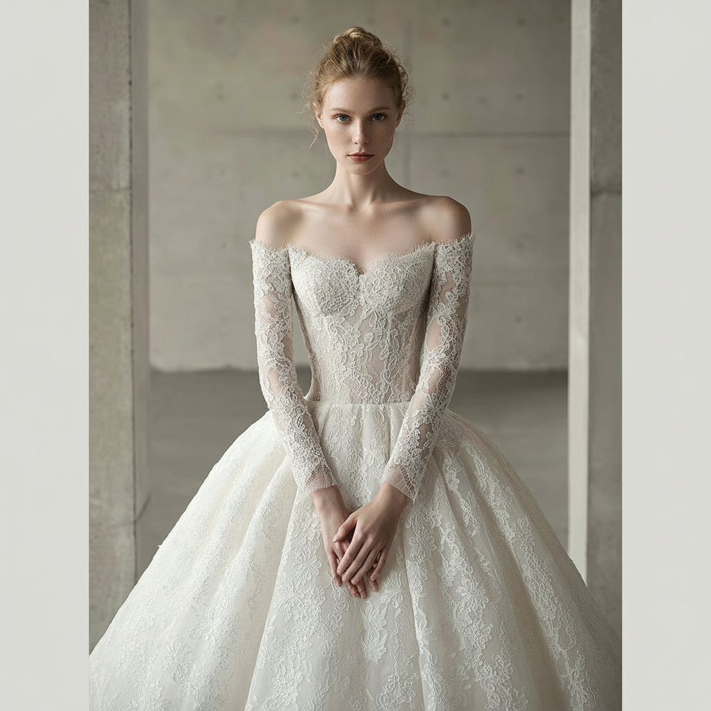 lace wedding dress
