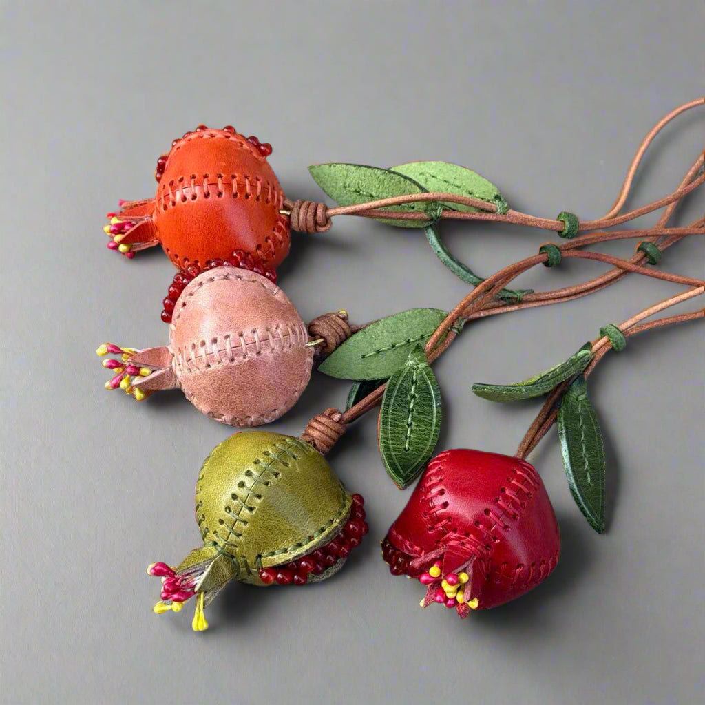 leather bag charms