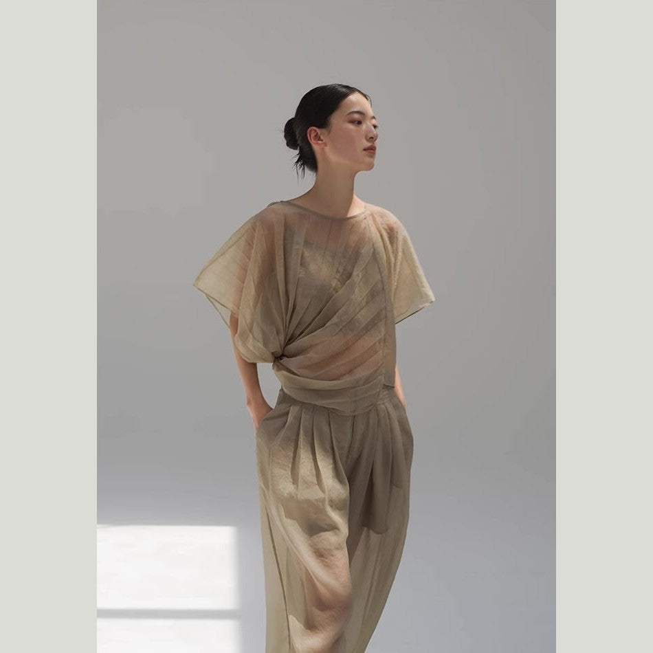 Origami Sheer Top & Pants