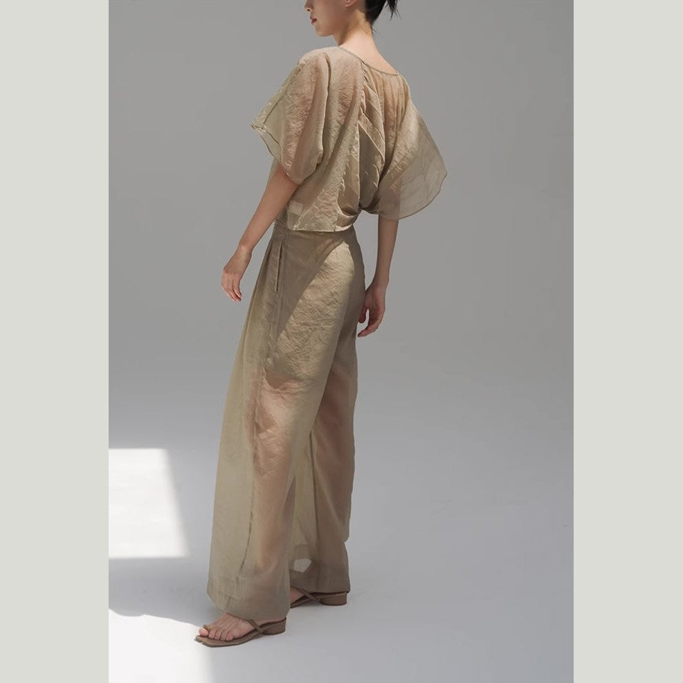 Origami Sheer Top & Pants
