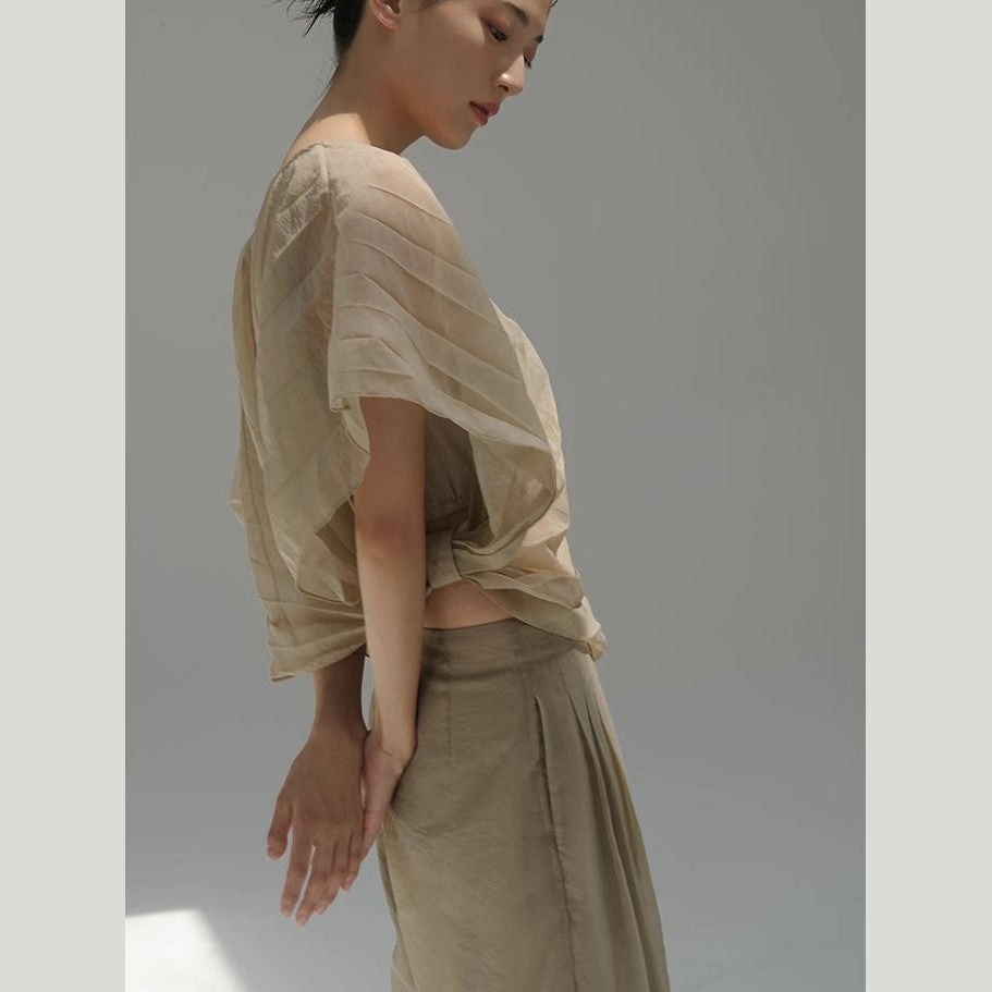Origami Sheer Top & Pants