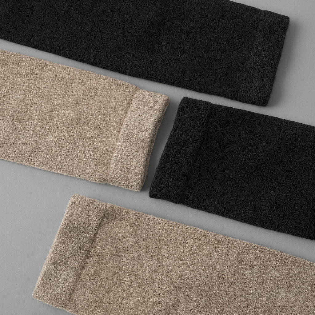 Over the knee cashmere socks — detail