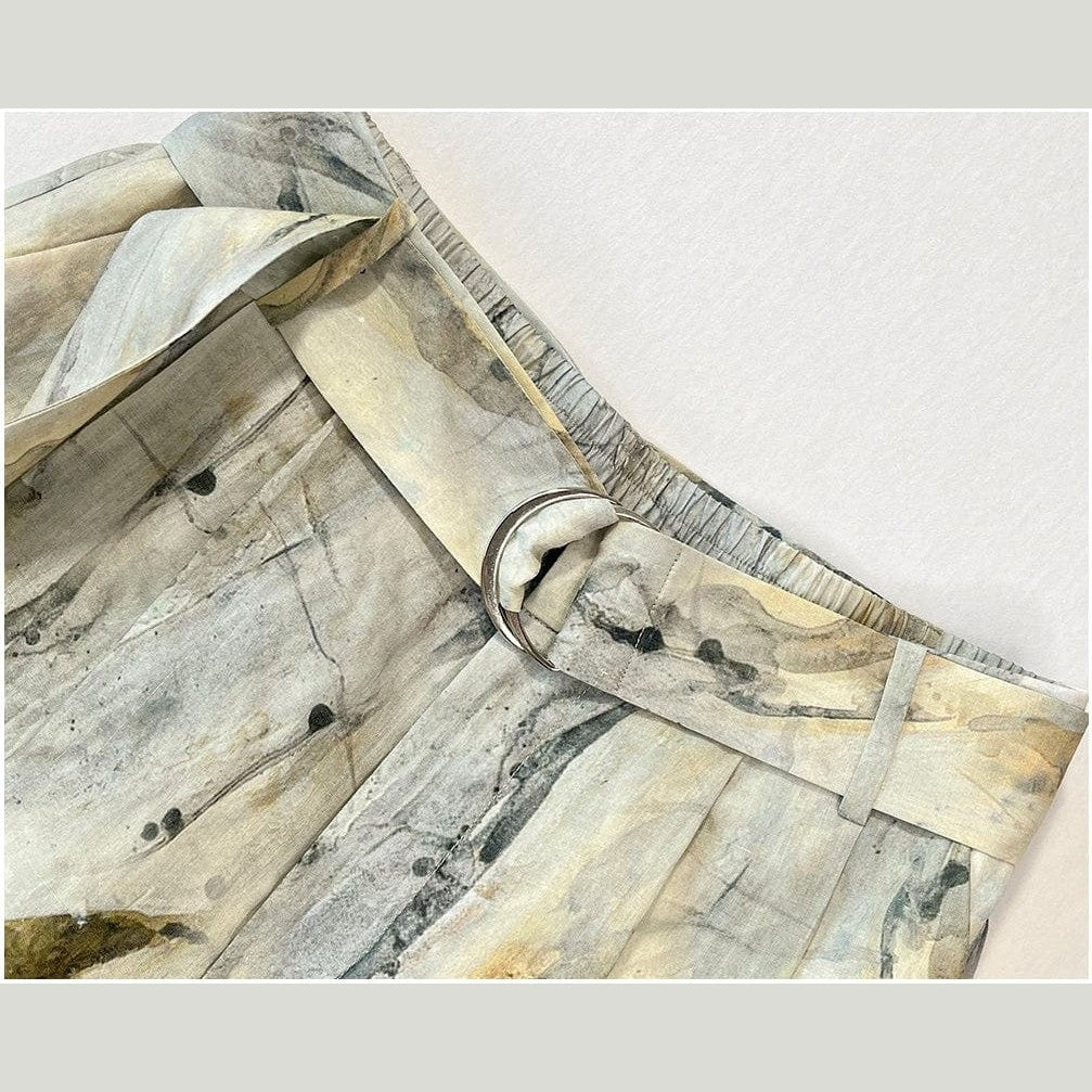 petite womens linen shorts in ramie 