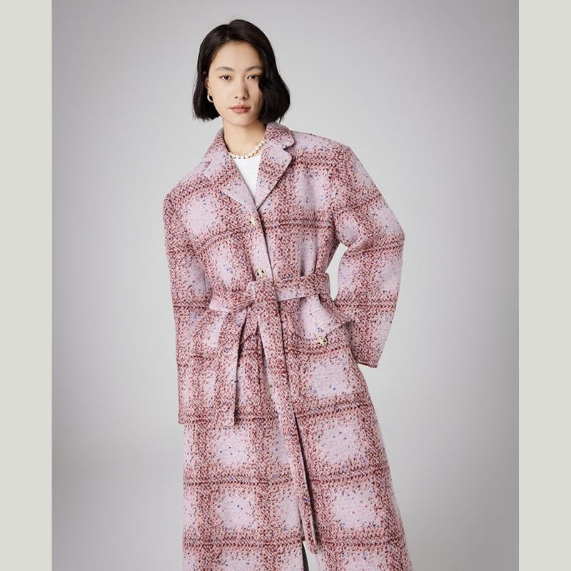 pink tweed jacket