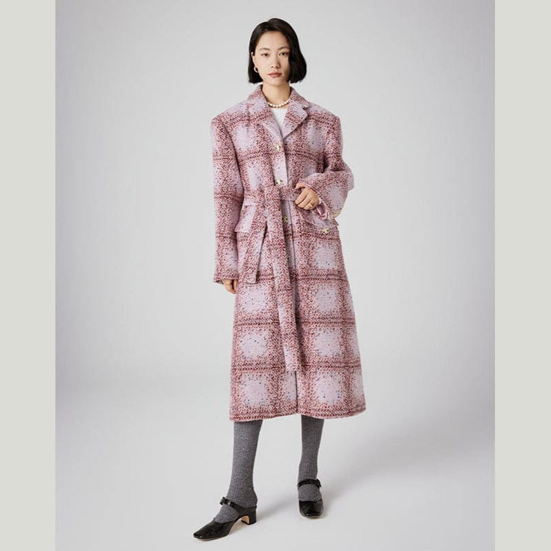 pink tweed jacket