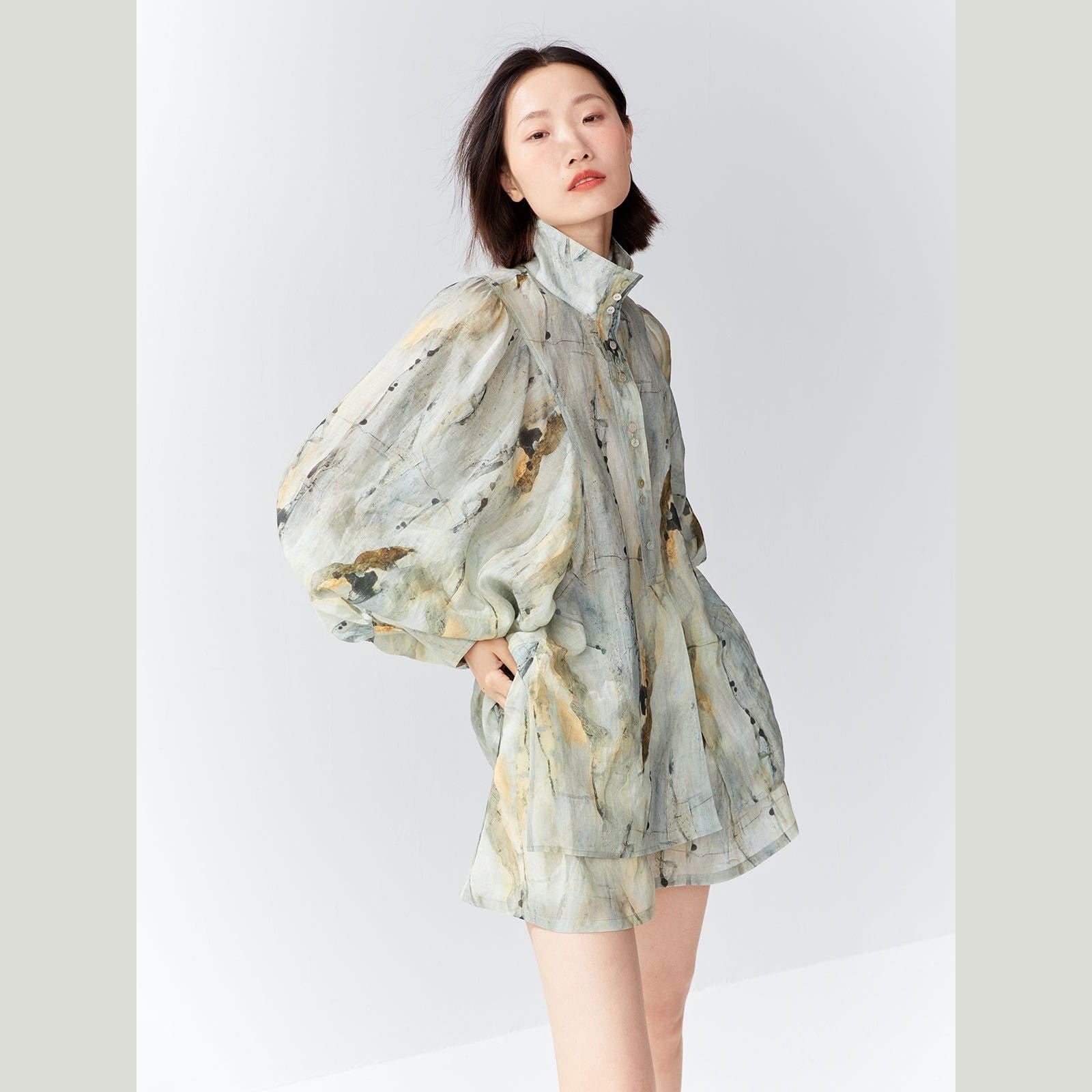 ramie clothing linen shirt
