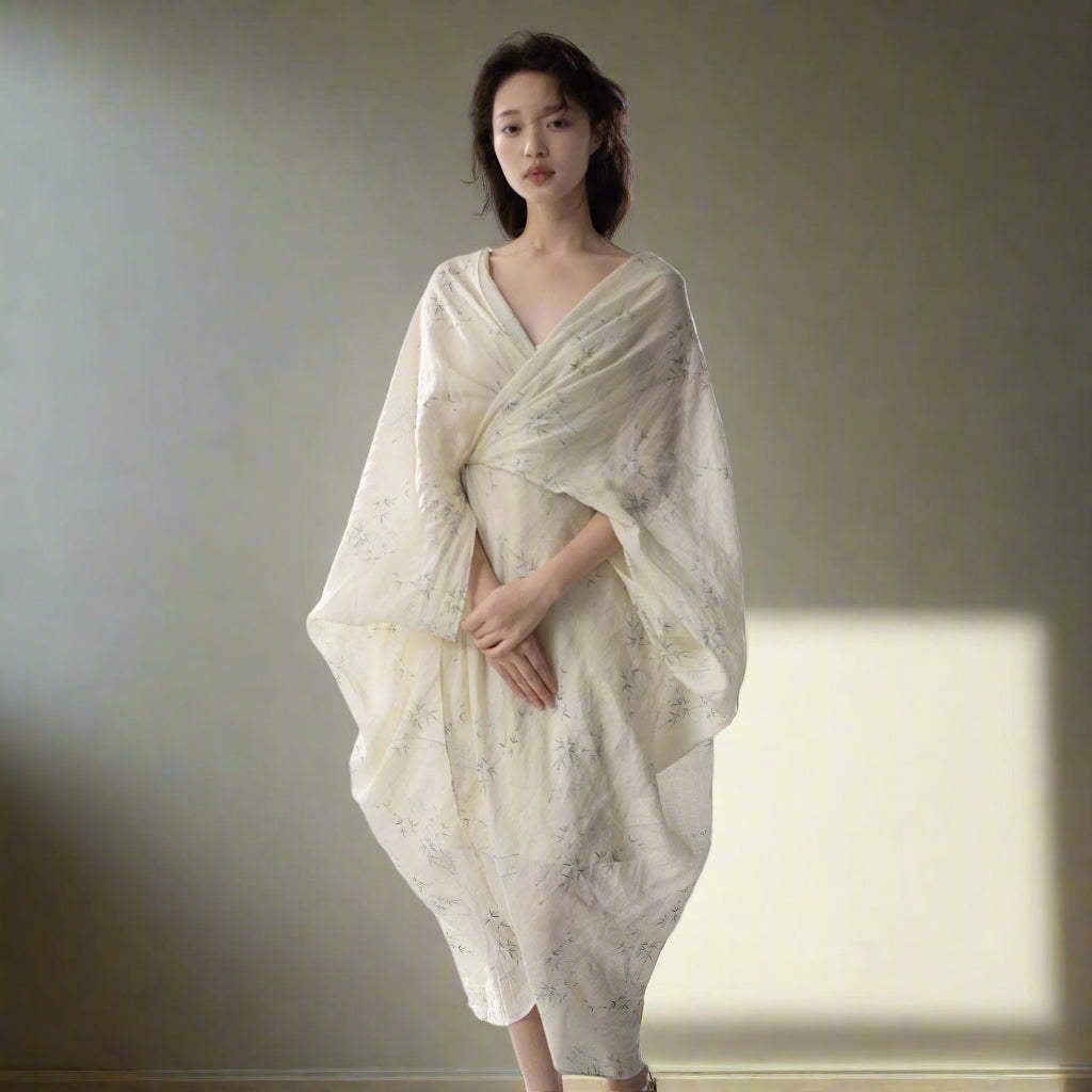 ramie fabric dress​