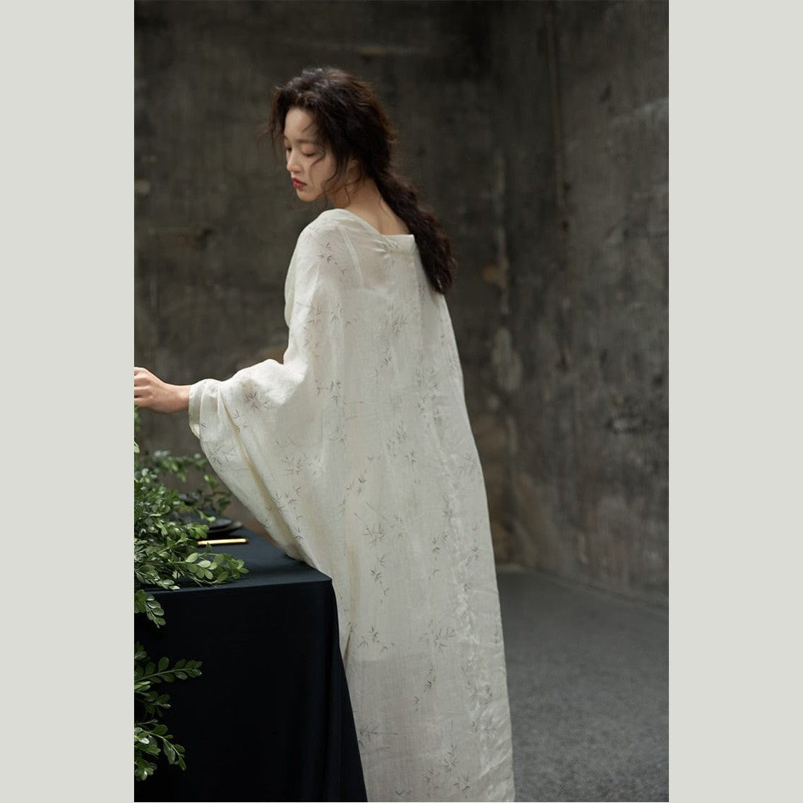 ramie fabric dress​
