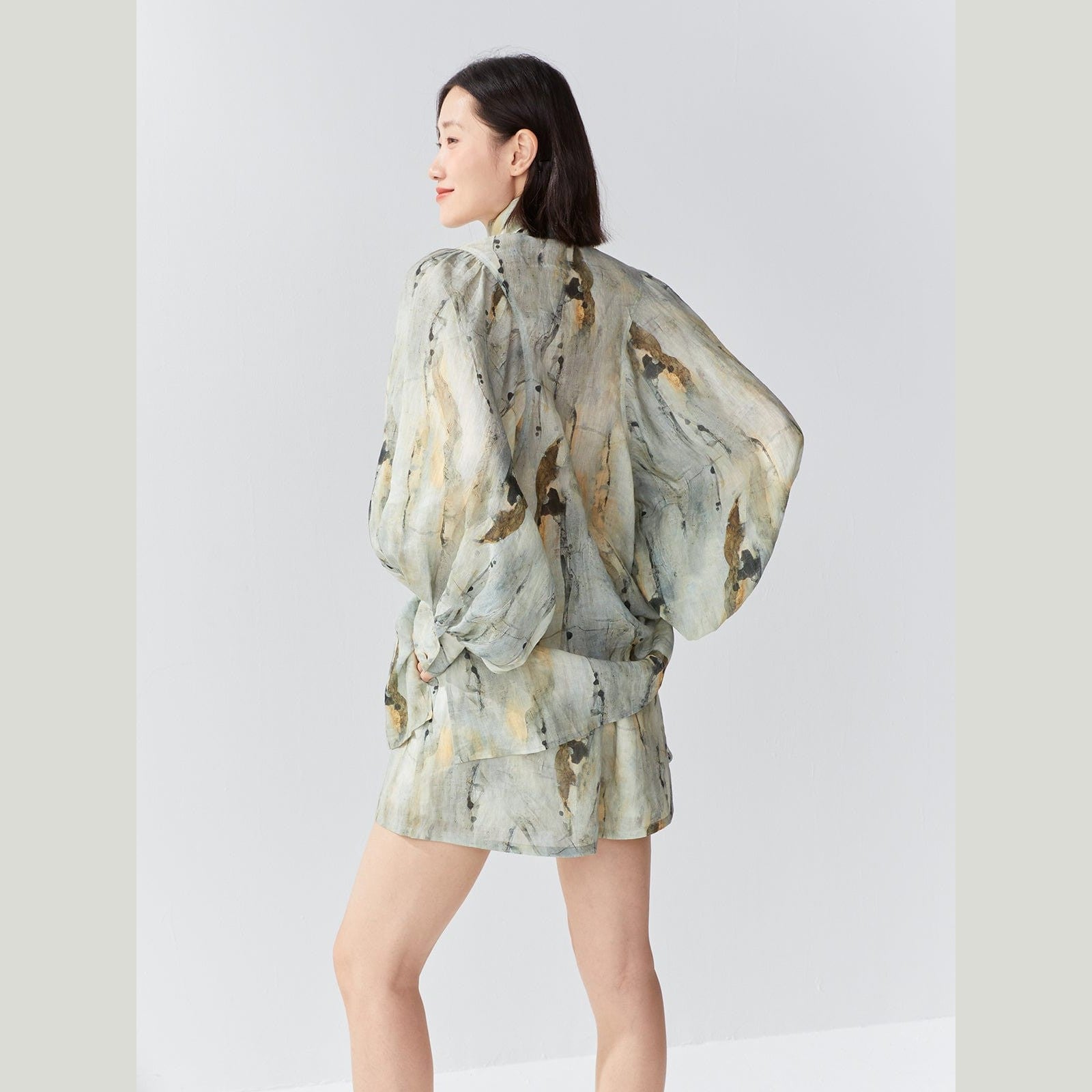 ramie linen shirt