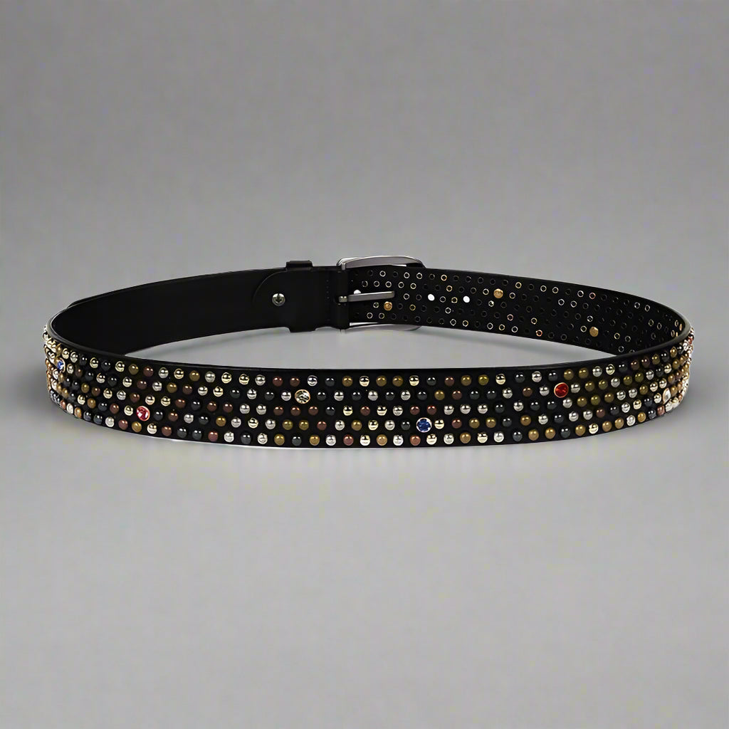 rhinestone studded belt