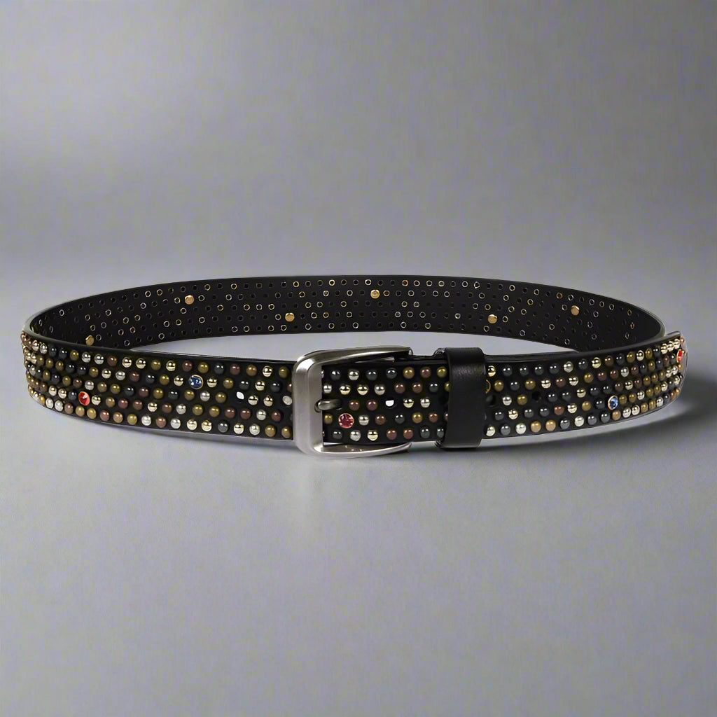 rhinestone studded belt