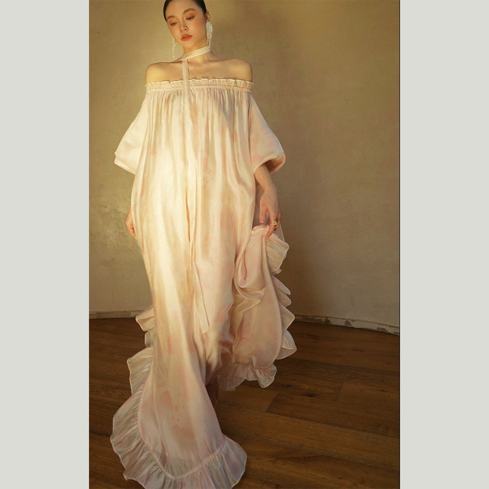 romantic maxi dress