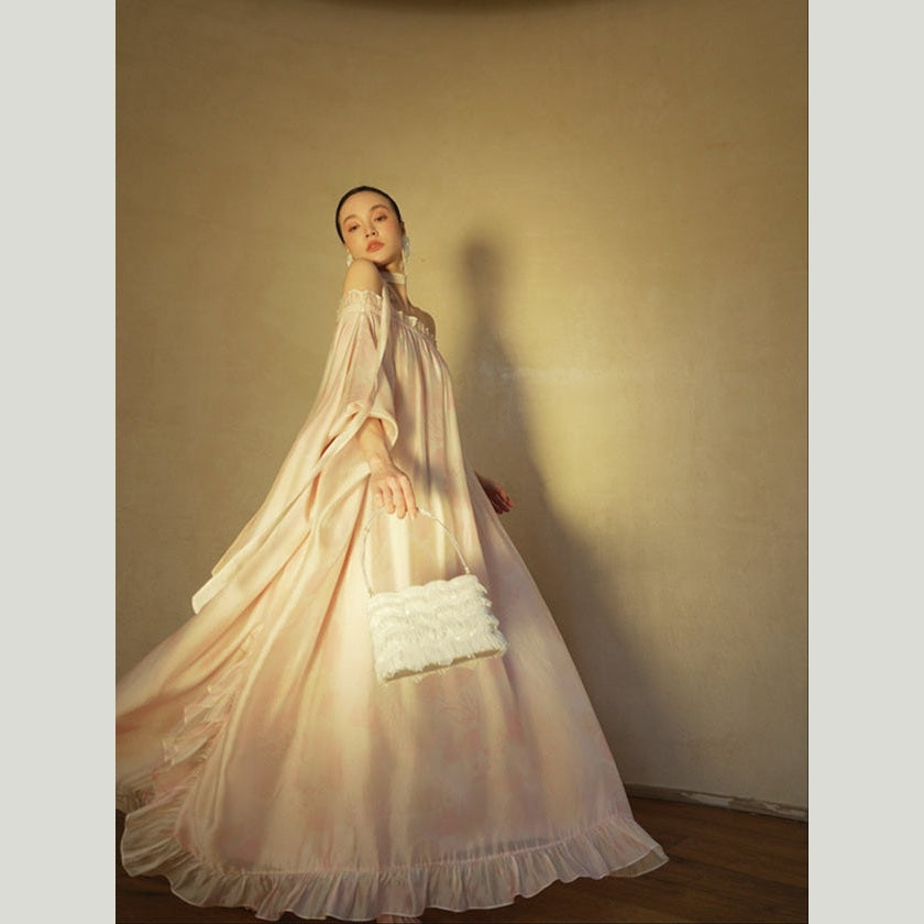 romantic maxi dress
