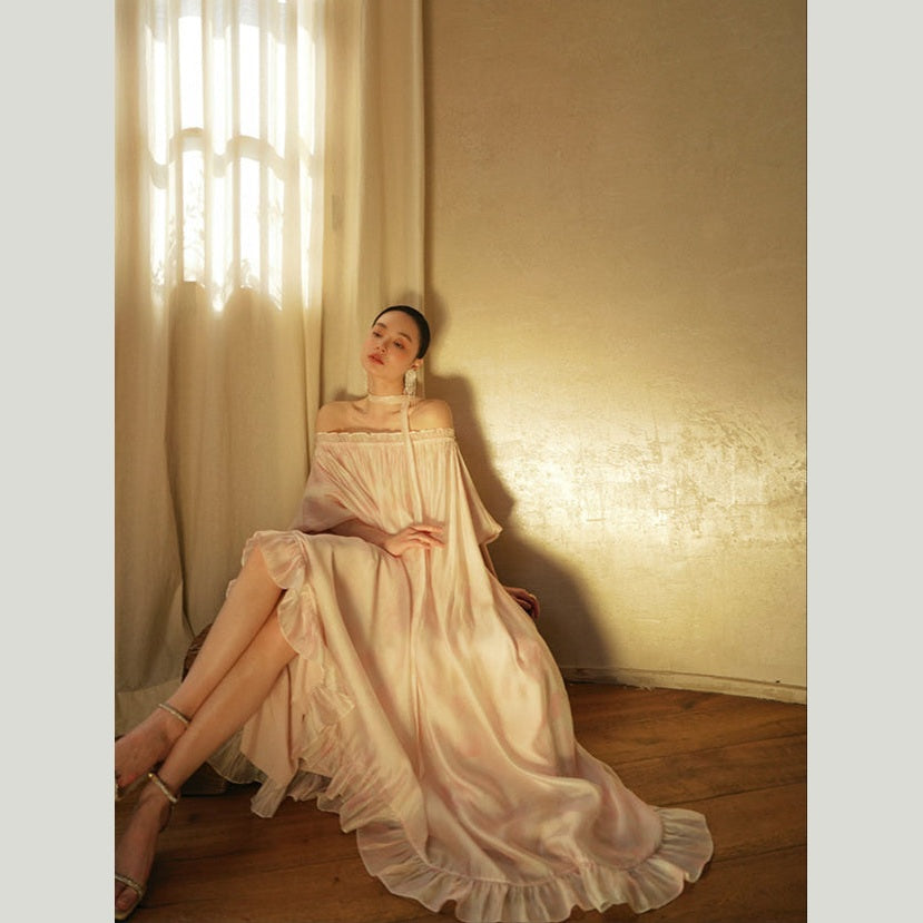 romantic maxi dress