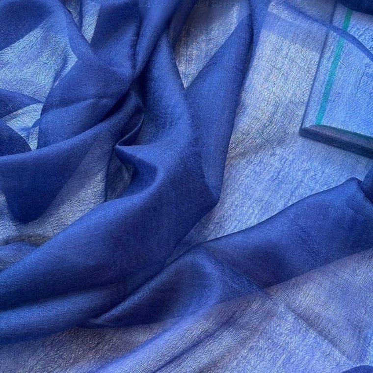 Royal Blue Cashmere Scarf