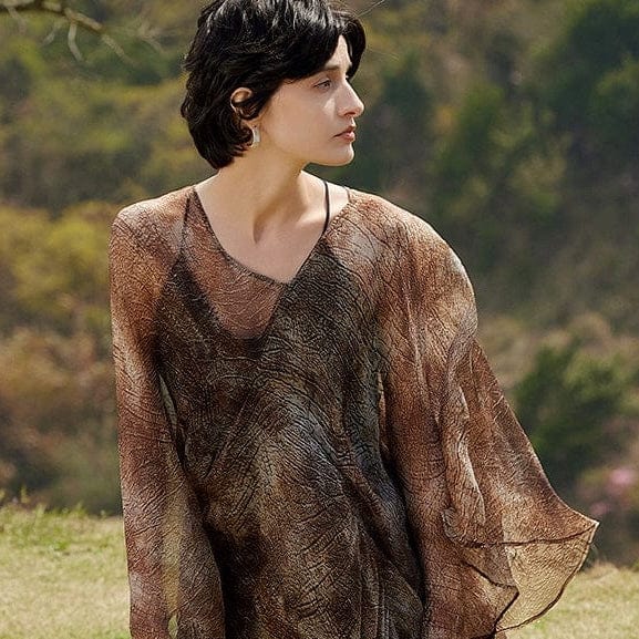 Sheer Silk Caftan