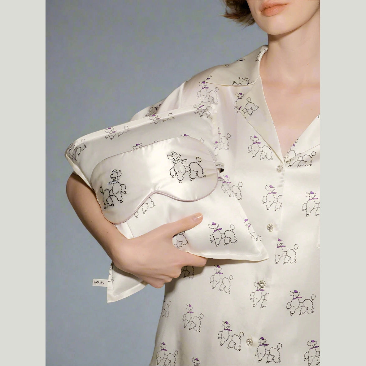silk eye mask and pillowcase