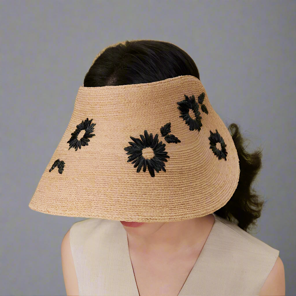 straw visor womens