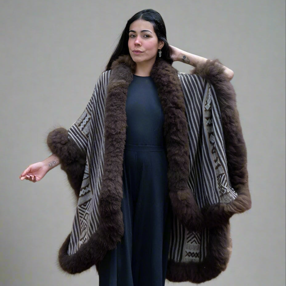 Marisol Heritage Baby Alpaca Wool Cape