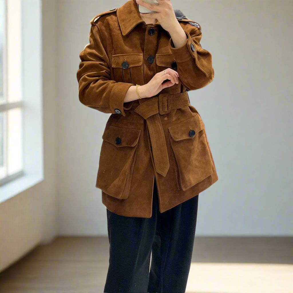 suede jacket women