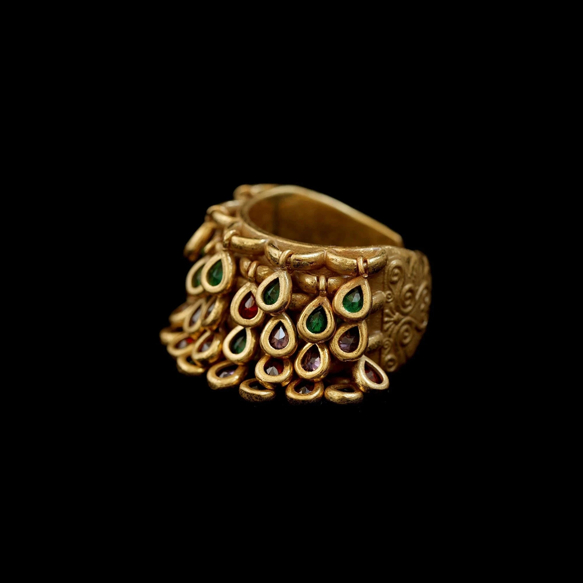 The Zircon Waterfall Ring