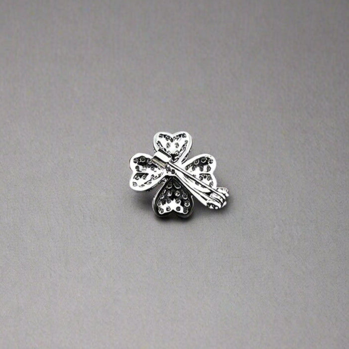 vintage four leaf clover brooch