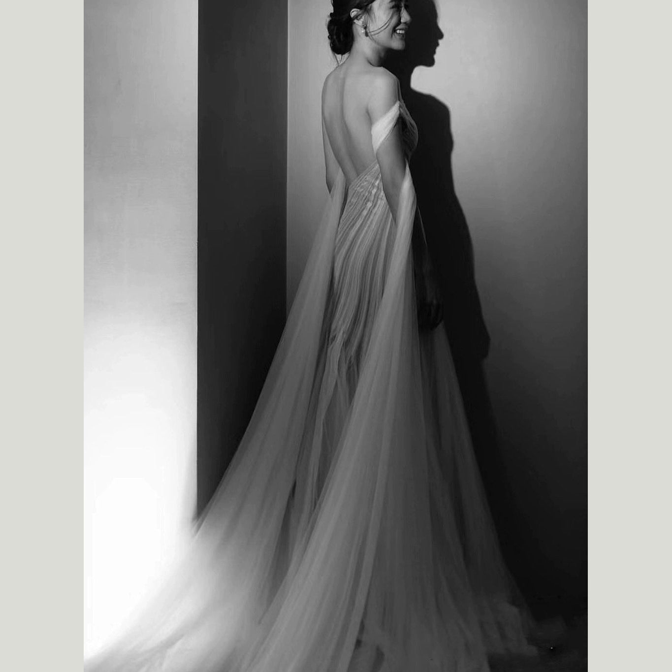 wedding dress tulle