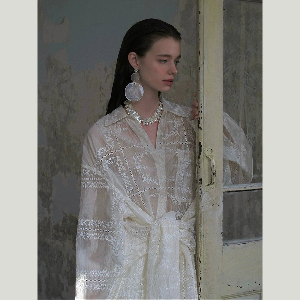 white bridal shower outfit​