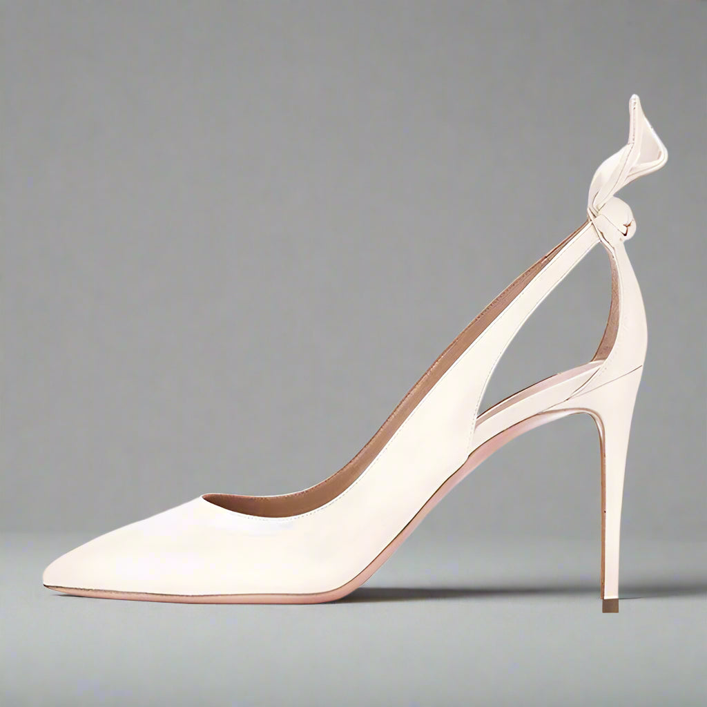 white high heels for wedding