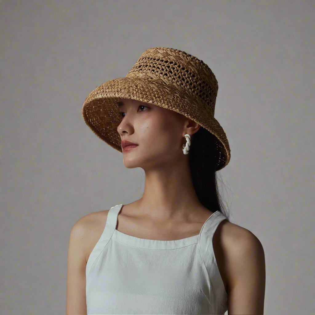 wide brim sun hats for women