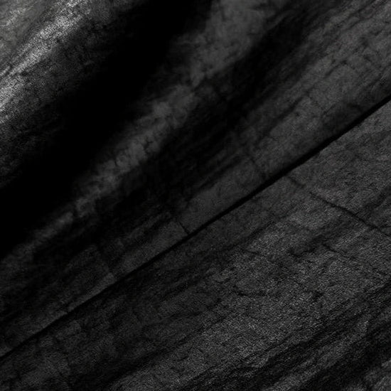 womens black silk suit fabric